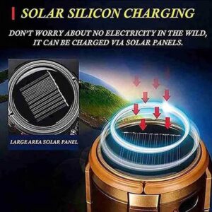 (π₯π2024 New Year Hot Saleπ 49%) 6 in 1 Portable Solar LED Camping Lantern - Emporium Shop